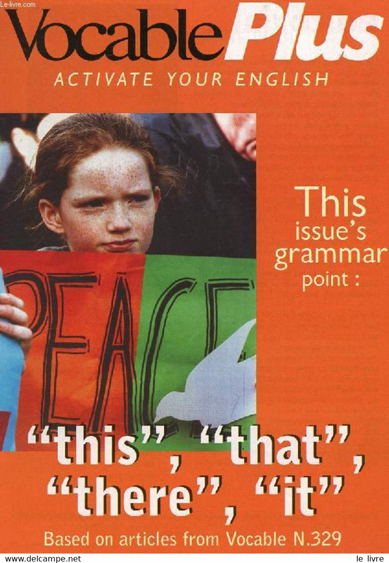 VOCABLE PLUS, ACTIVATE YOUR ENGLISH, N° 329, NOV. 1998 (Contents: 'This', 'that', Or 'there' ? The Impersonal 'it'. Wate - Englische Grammatik