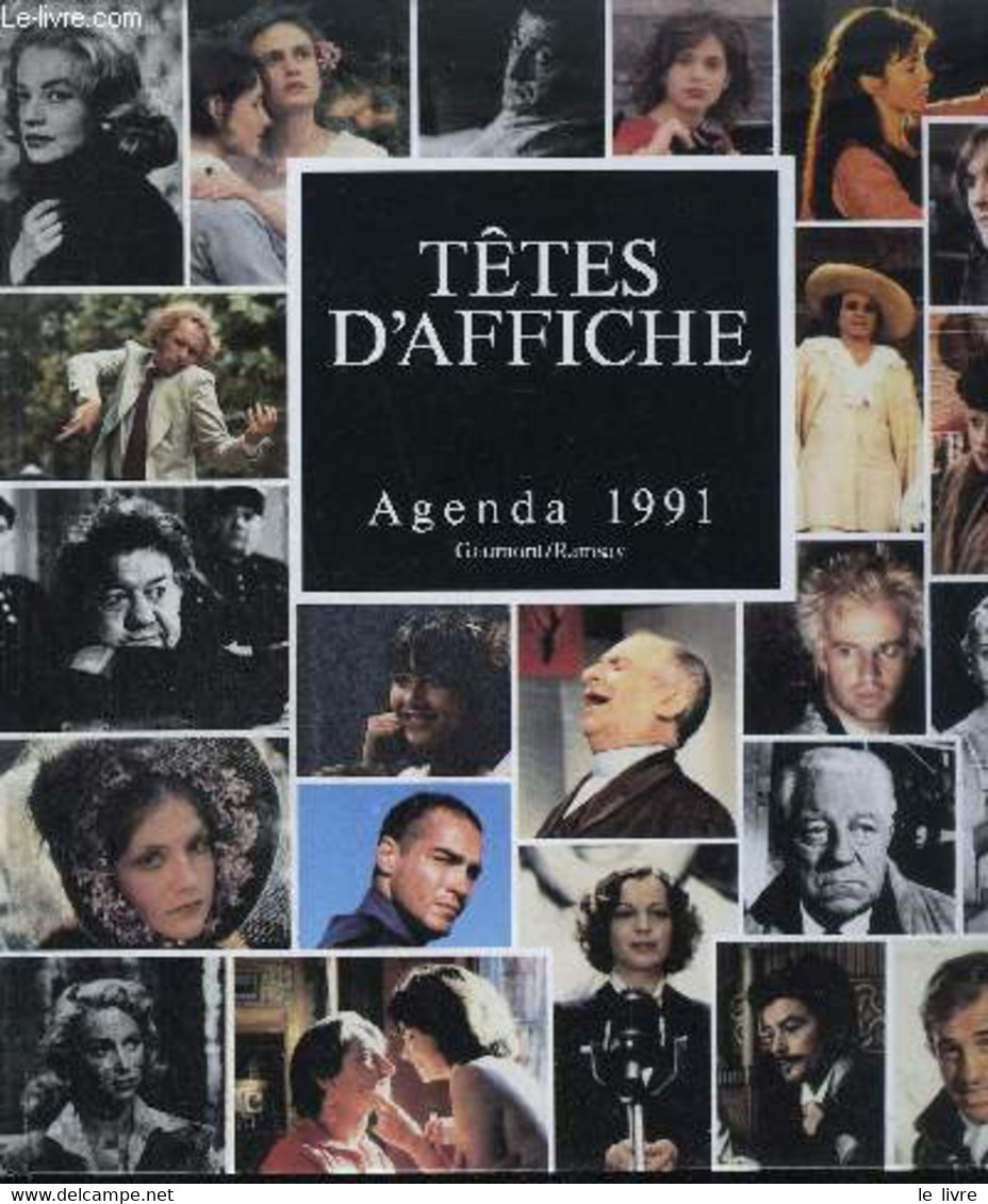 TETES D'AFFICHES - AGENDA 1991 - COLLECTIF - 1990 - Blank Diaries