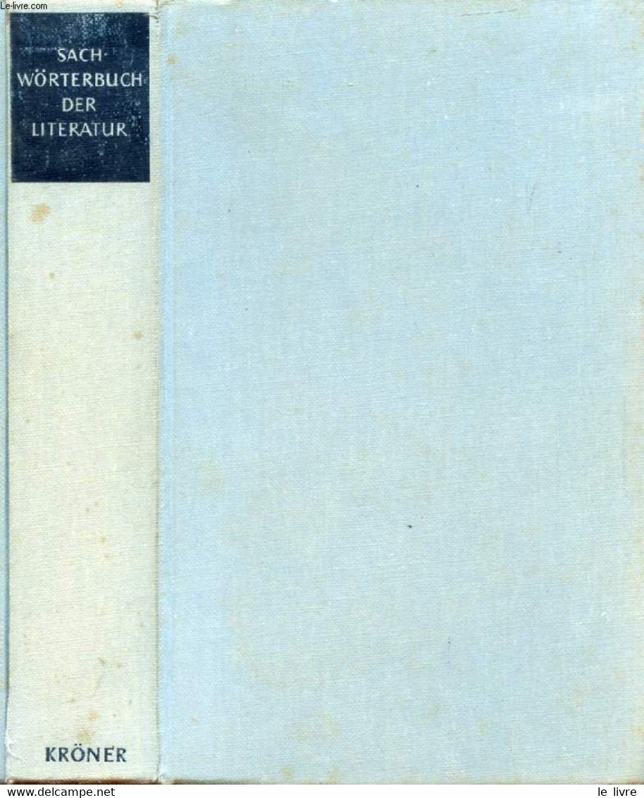 SACHWÖRTERBUCH DER LITERATUR - WILPERT Gero Von - 1959 - Atlanten
