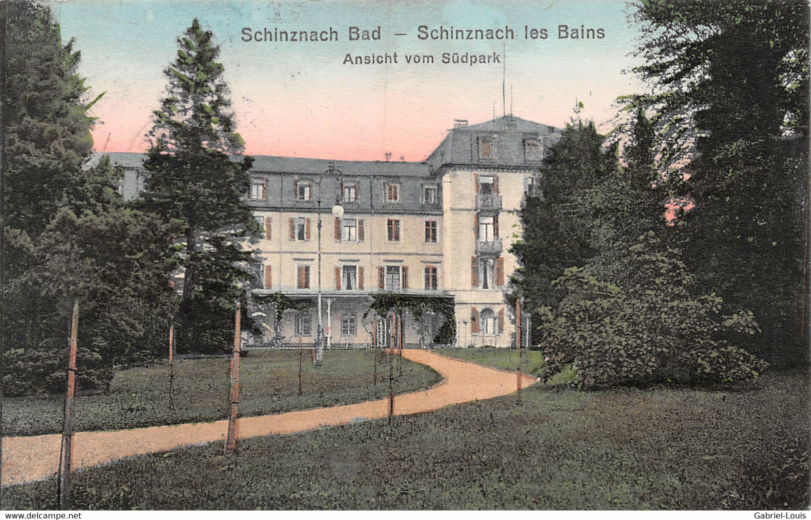 Schinznach Bad -les Bains Ansicht Vom Südpark - Schinznach 