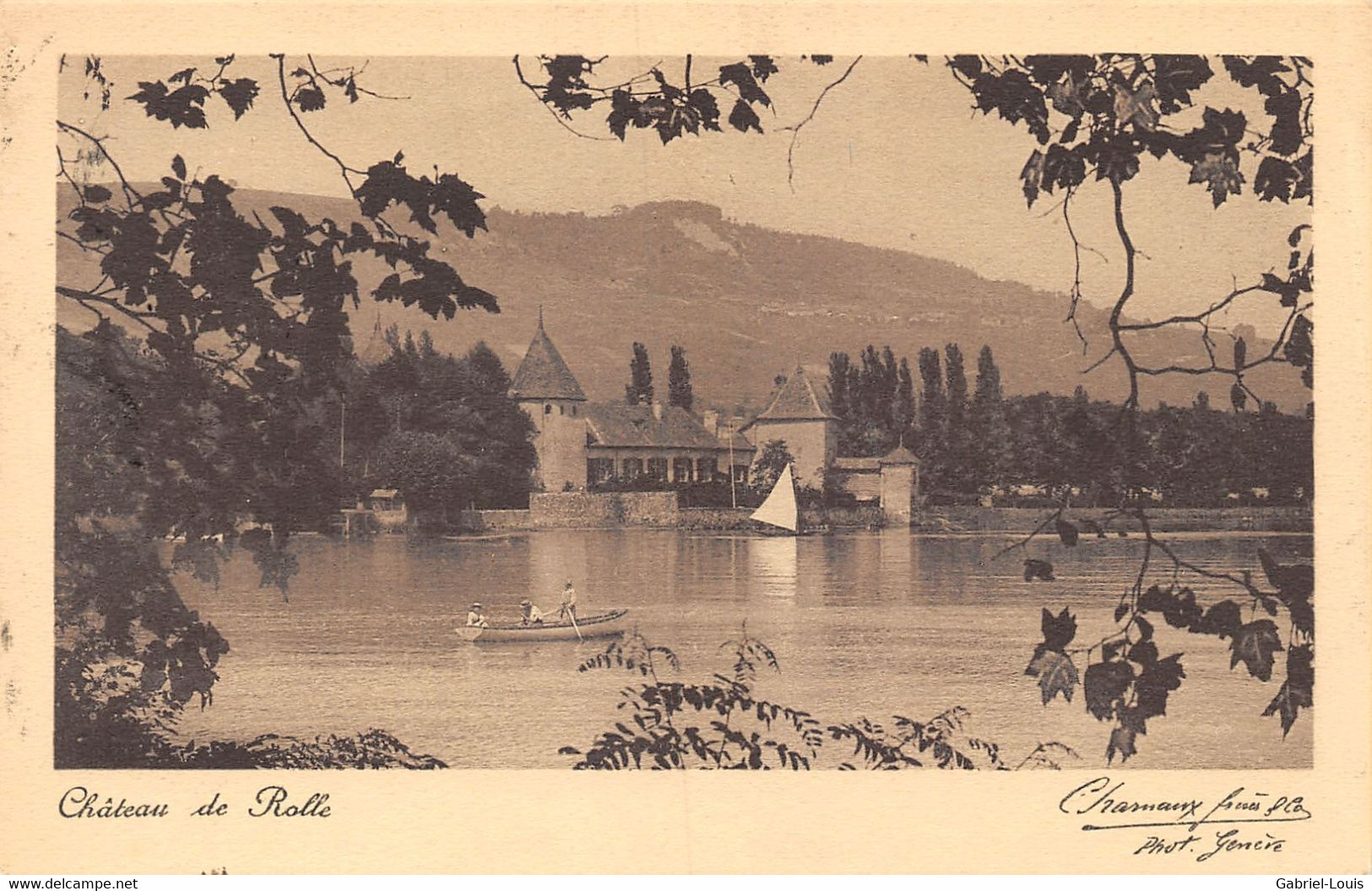 Château De Rolle  - Barque à Rames Voilier - Rolle