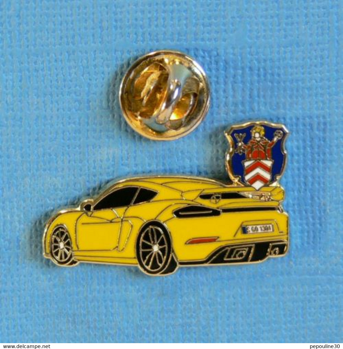 1 PIN'S //  ** PORSCHE 718 CAYMAN GT4 ** - Porsche