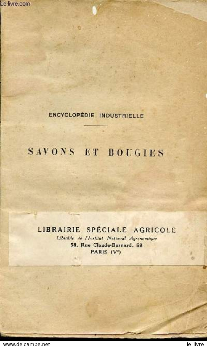 SAVONS ET BOUGIES - PUGET PA - 1941 - Libri