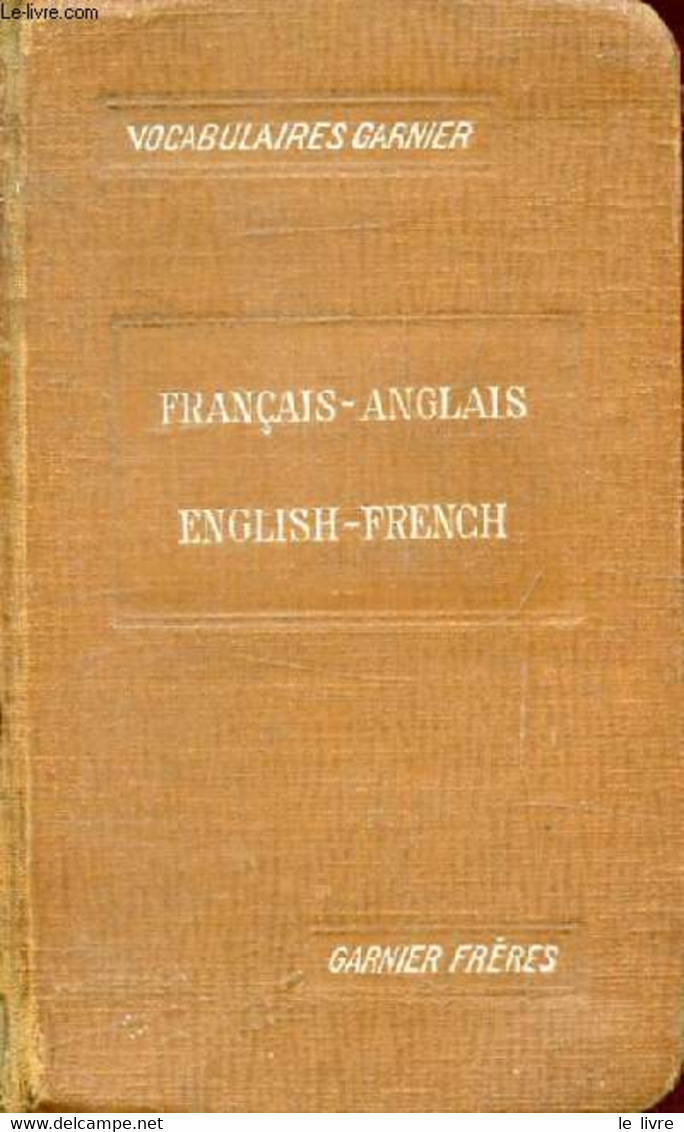 NOUVEAU VOCABULAIRE FRANCAIS-ANGLAIS, ANGLAIS-FRANCAIS - Mc LAUGHLIN J. - 0 - Dictionnaires, Thésaurus