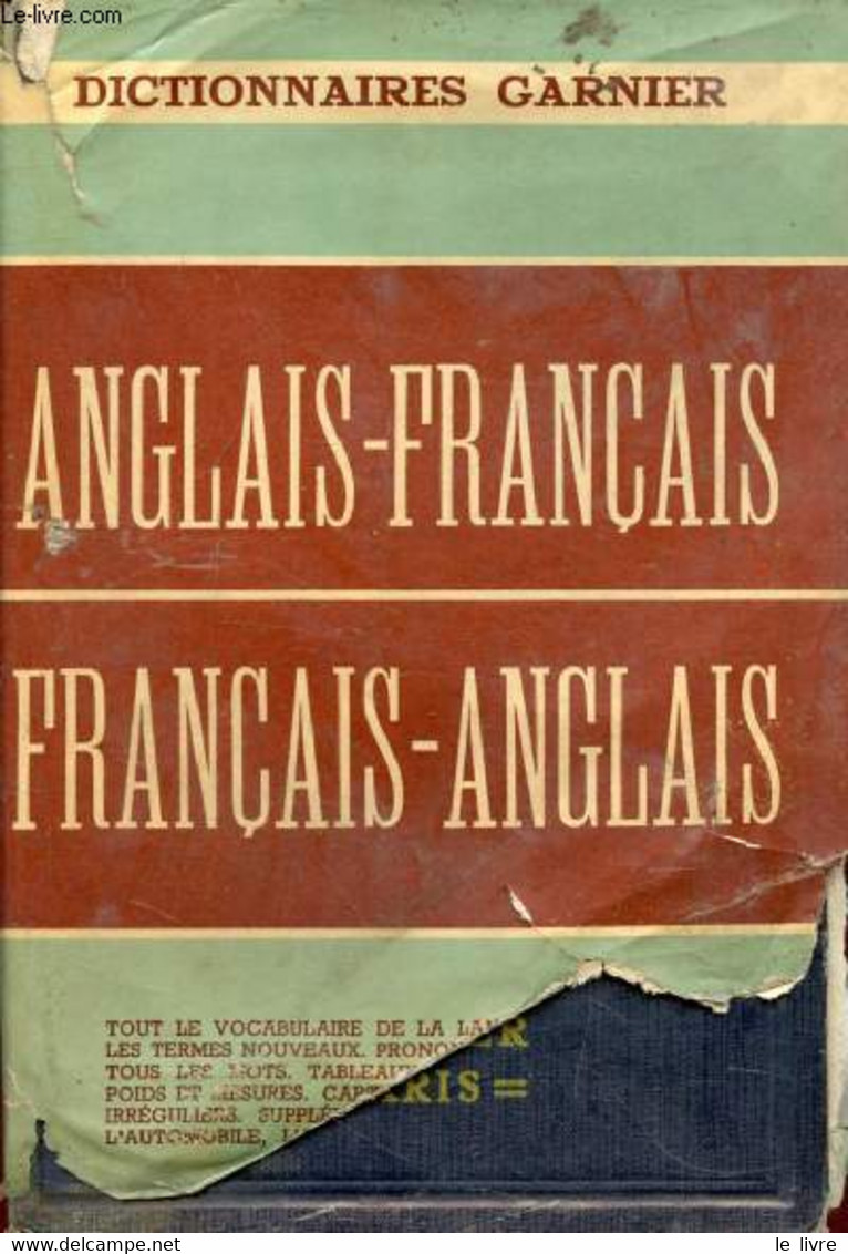 NOUVEAU DICTIONNAIRE ANGLAIS-FRANCAIS ET FRANCAIS-ANGLAIS - CLIFTON E., Mc LAUGHLIN J., DHALEINE L. - 1940 - Wörterbücher