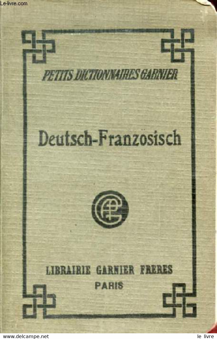 KLEINES WÖRTERBUCH DEUTSCH-FRANZÖSISCH - BIRMANN - 1946 - Atlas