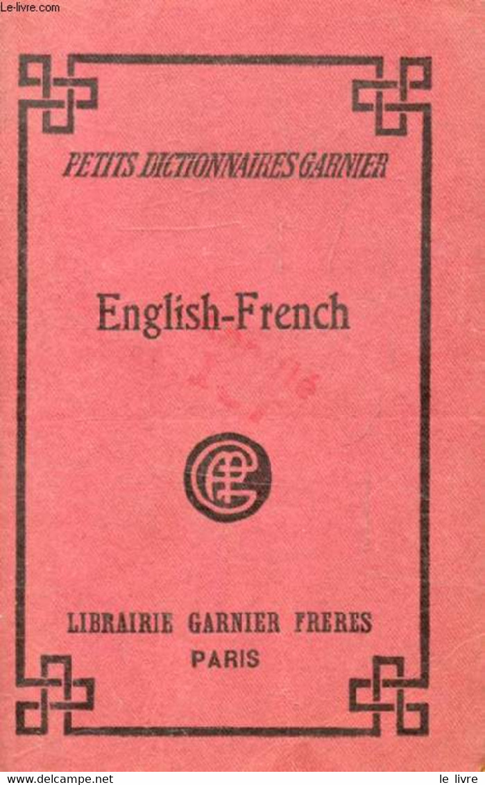 NEW VOCABULARY, ENGLISH-FRENCH - Mc LAUGHLIN J. - 1944 - Wörterbücher