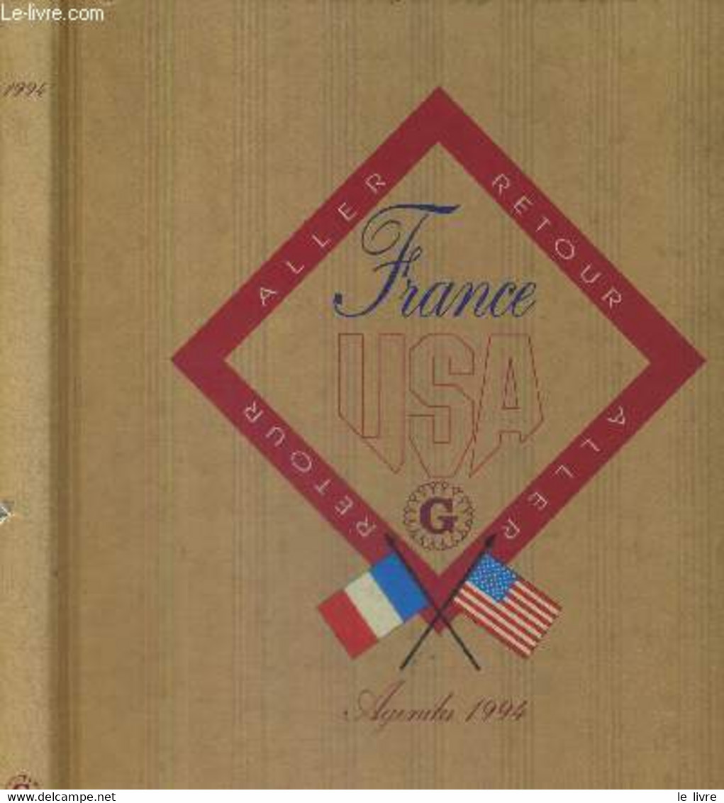 AGENDA 1994 - ALLER - RETOUR FRANCE - USA - COLLECTIF - 1993 - Blank Diaries