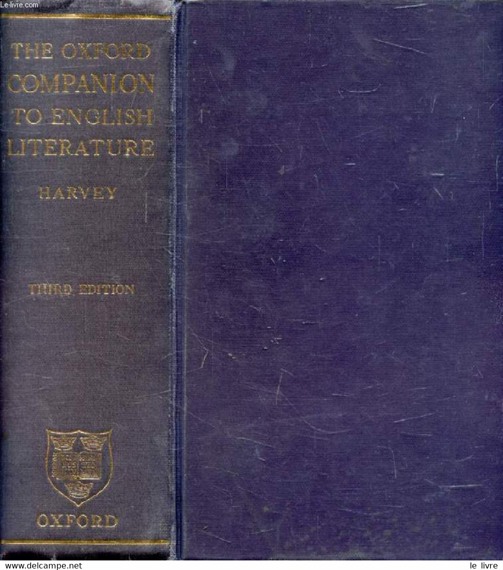 THE OXFORD COMPANION TO ENGLISH LITERATURE - HARVEY Paul - 1960 - Wörterbücher