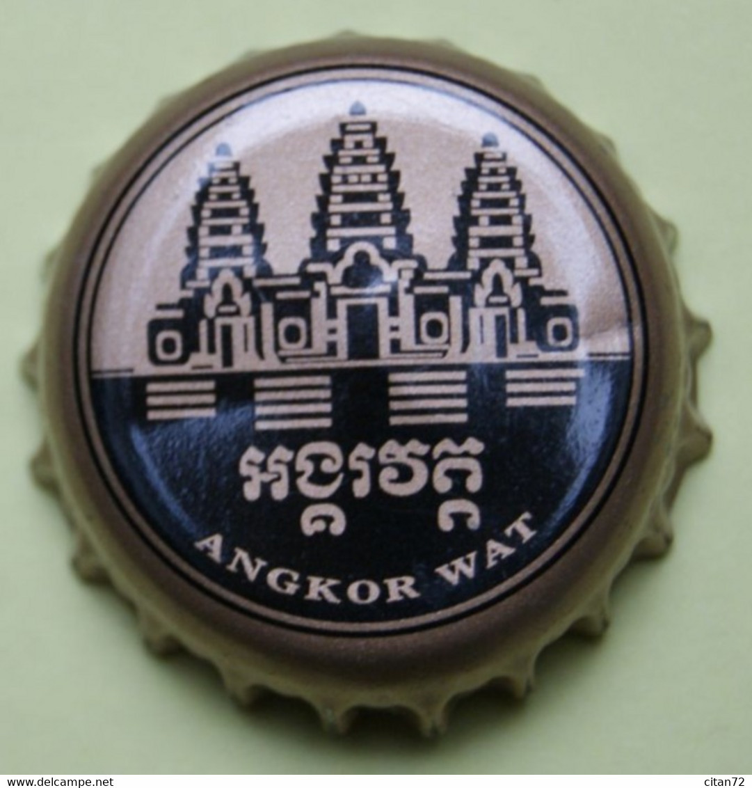 1 Capsule De Bière   ANGKOR  WAT - Cerveza