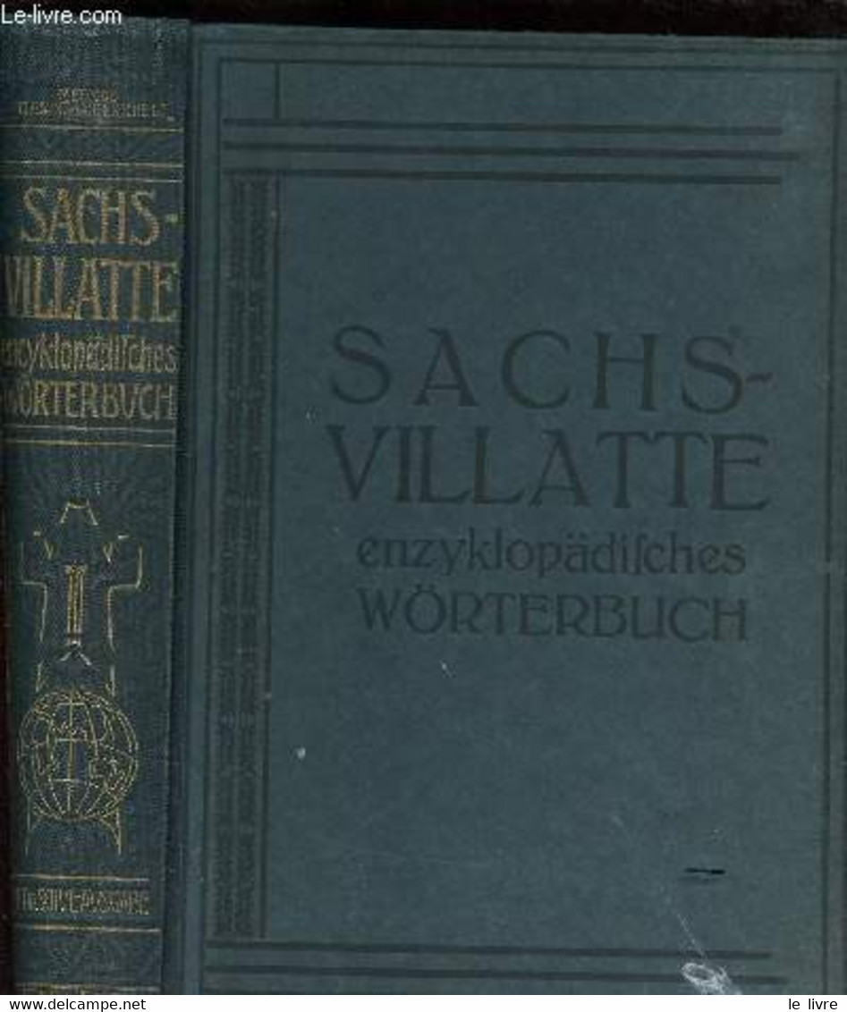 DICTIONNAIRE ENCYCLOPEDIQUE FRANCAIS-ALLEMAND ET ALLEMAND -FRANCAIS / TOME I - SACHS-VILLATTE - - 0 - Atlas