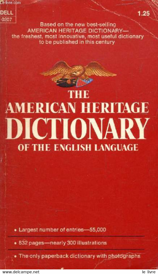 THE AMERICAN HERITAGE DICTIONARY OF THE ENGLISH LANGUAGE - DAVIES PETER, & ALII - 1974 - Wörterbücher