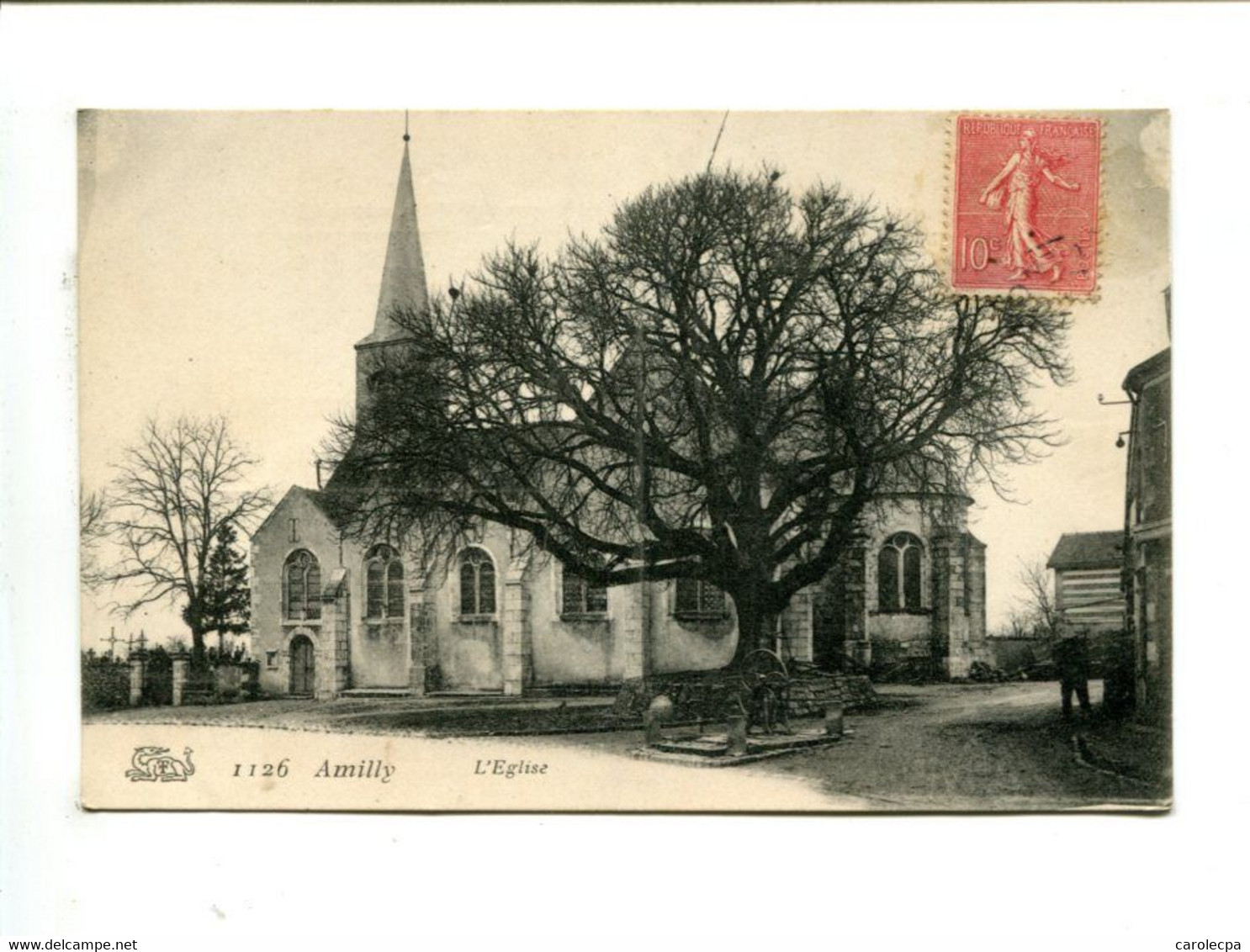 CP - AMILLY (45) - L'église - Amilly