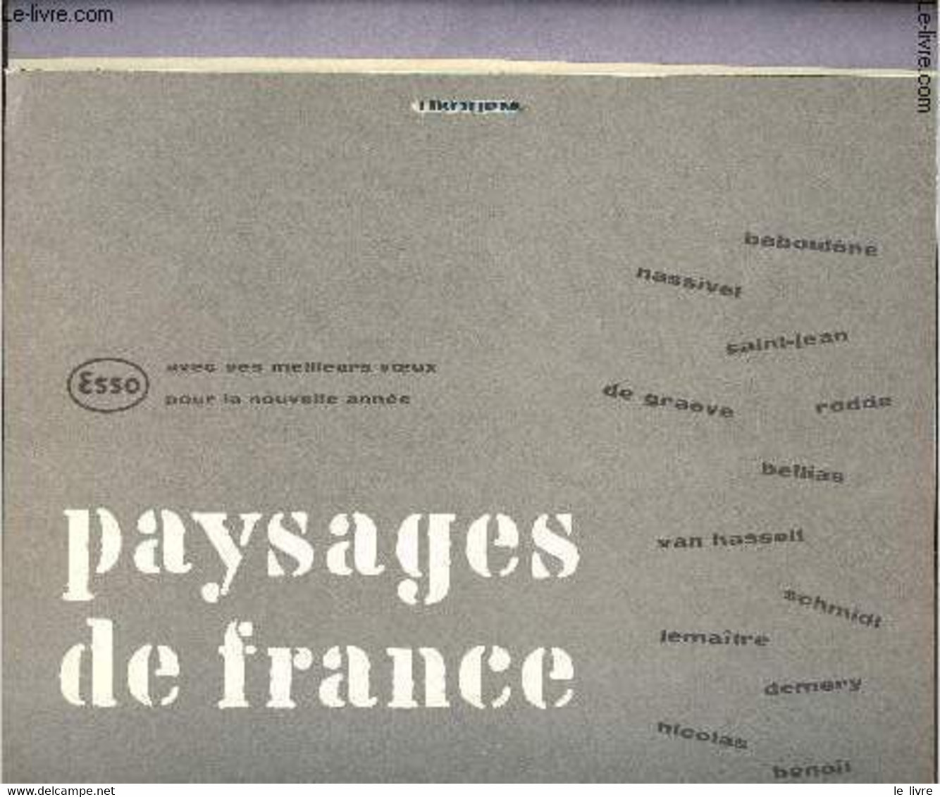 Calendrier Esso Service Du Libournais - Paysages De France - 1959 - Esso Service Du Libournais - 1959 - Diaries
