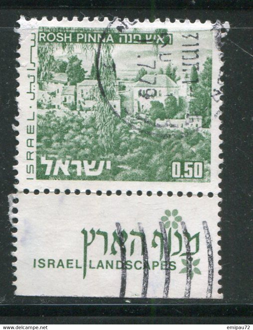ISRAEL- Y&T N°465- Oblitéré - Oblitérés (avec Tabs)