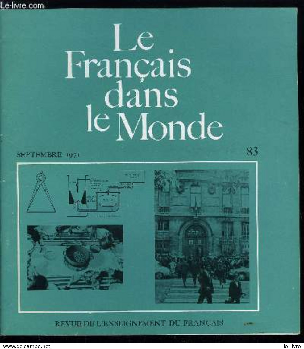 Le Français Dans Le Monde N° 83 - La Conjugaison En Français Fondamental Par Jean Louis Malandain, Un Manuel Pour L'ense - Atlas