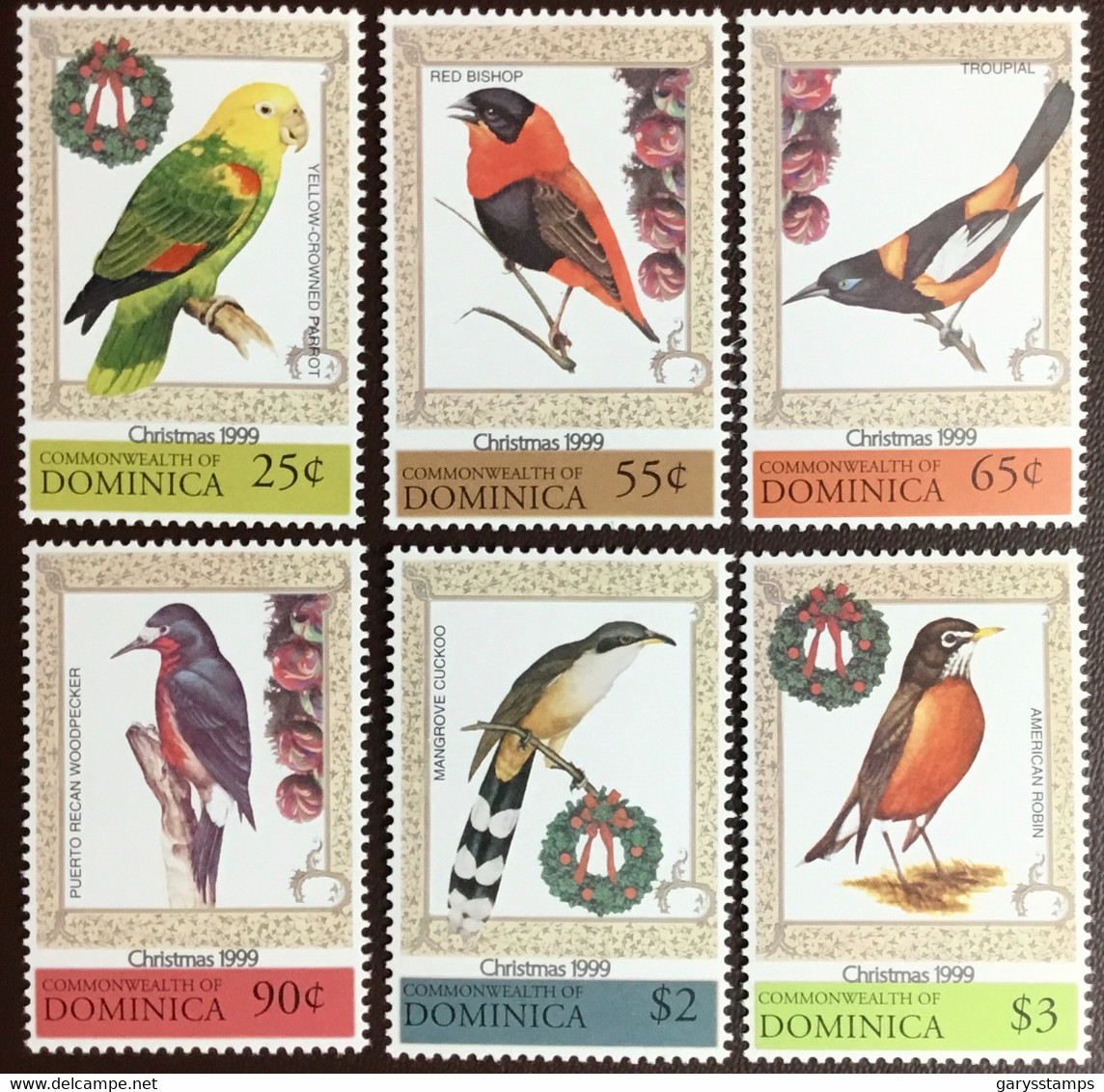 Dominica 1999 Christmas Birds MNH - Autres & Non Classés