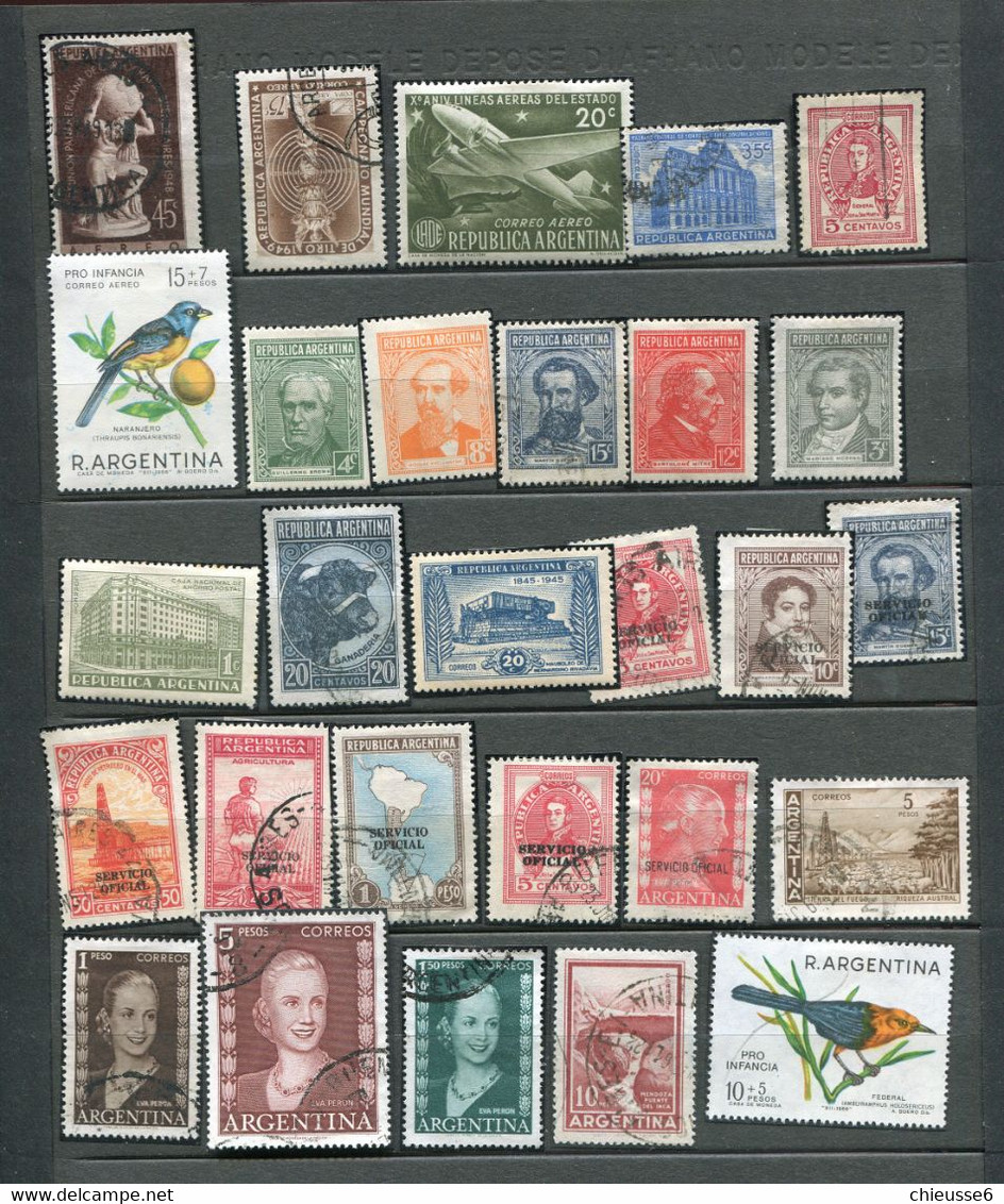 Argentine Lot   Ob Et Ch - Colecciones & Series