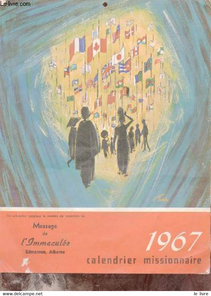 Calendrier Missionnaire 1967. - Collectif - 1967 - Agendas