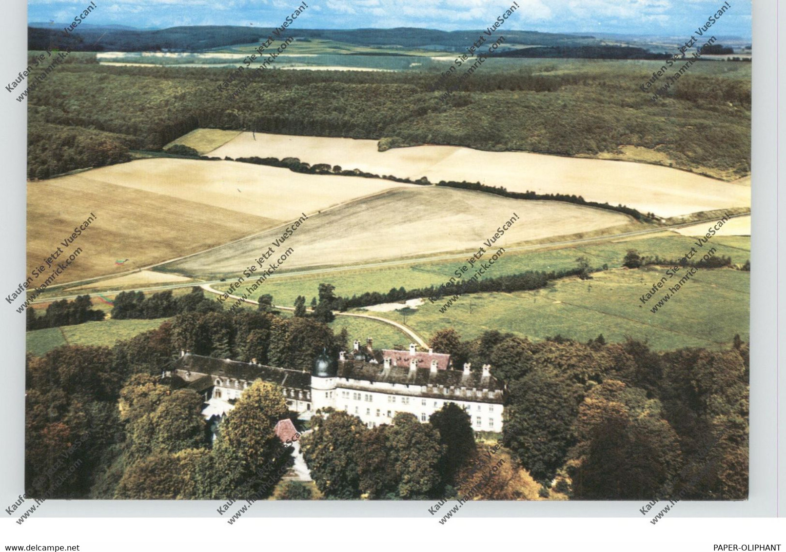 3492 BRAKEL, Schloß Hinneburg, Luftaufnahme - Brakel