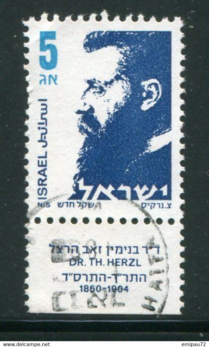 ISRAEL- Y&T N°962- Oblitéré - Usados (con Tab)