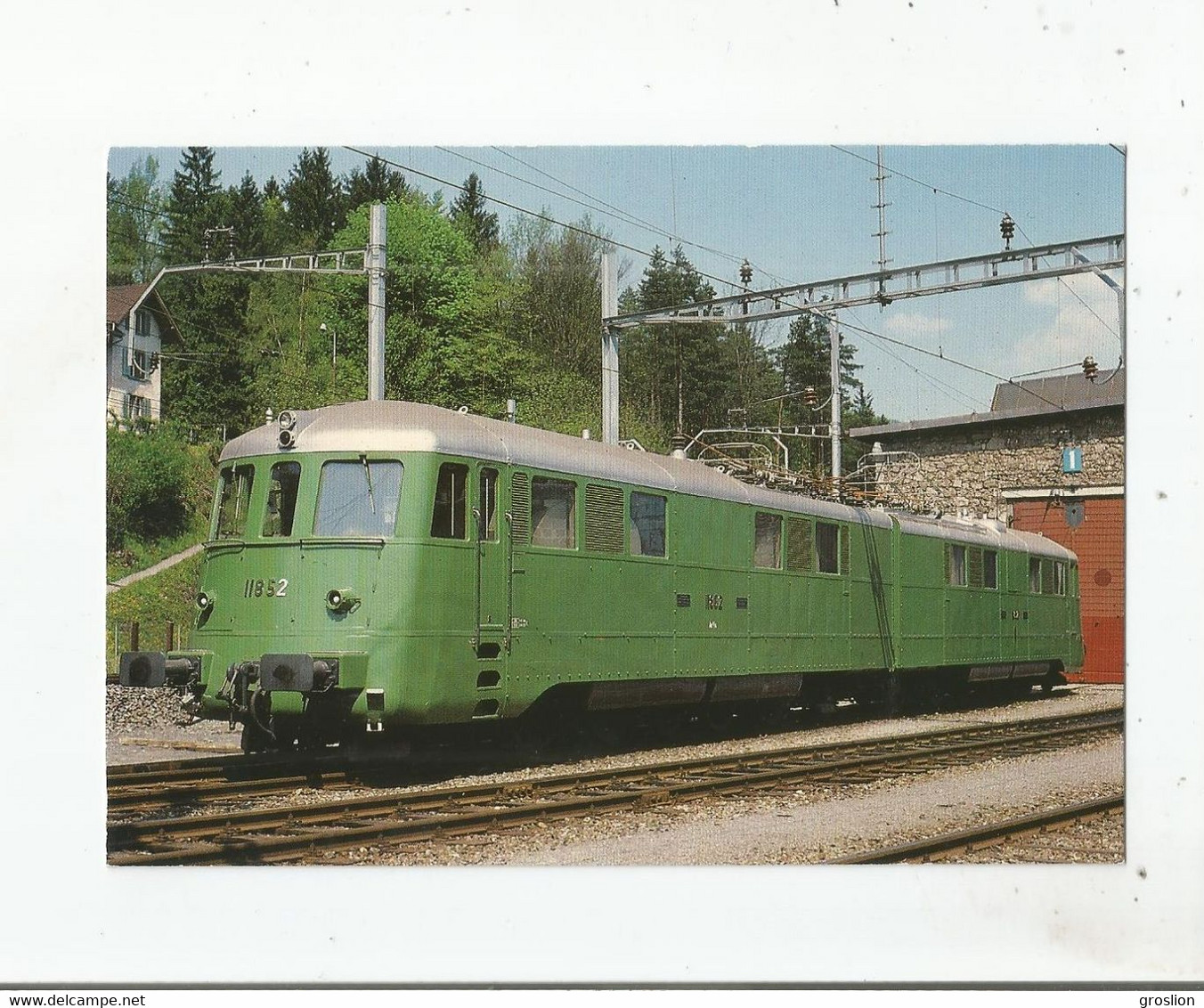 ARTH GOLDAU 15 5 1982 CHEMINS DE FER FEDERAUX SUISSES (CFF) LOCOMOTIVE DOUBLE Ae 8/14 11852 - Arth