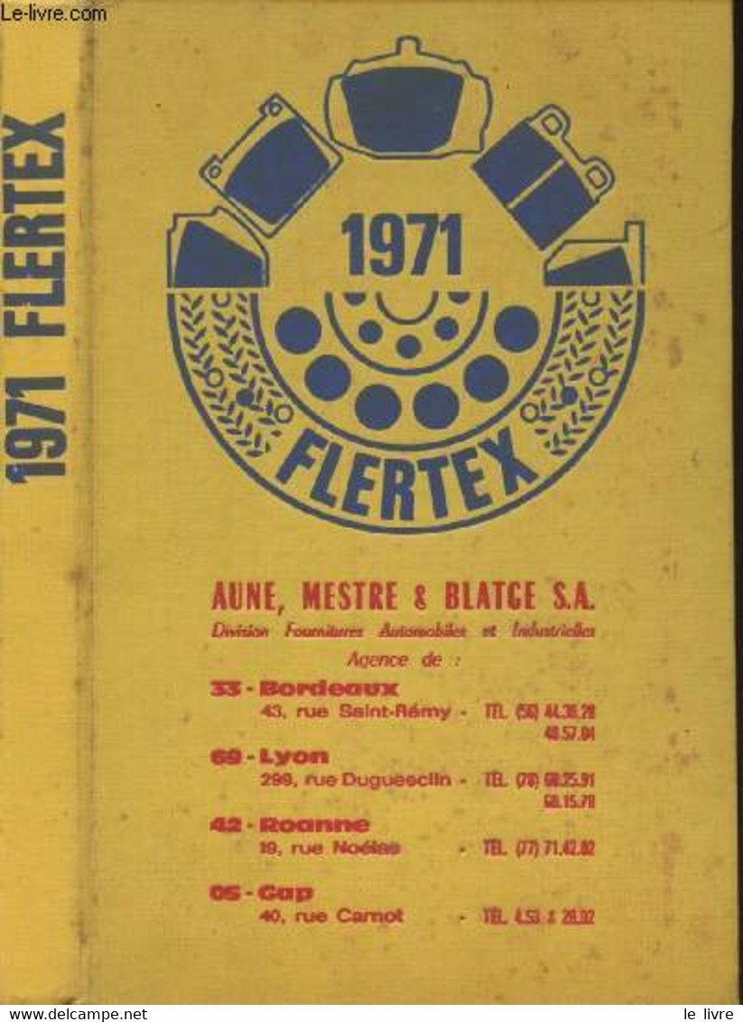 Agenda Flertex 1971 - Collectif - 1971 - Blanco Agenda