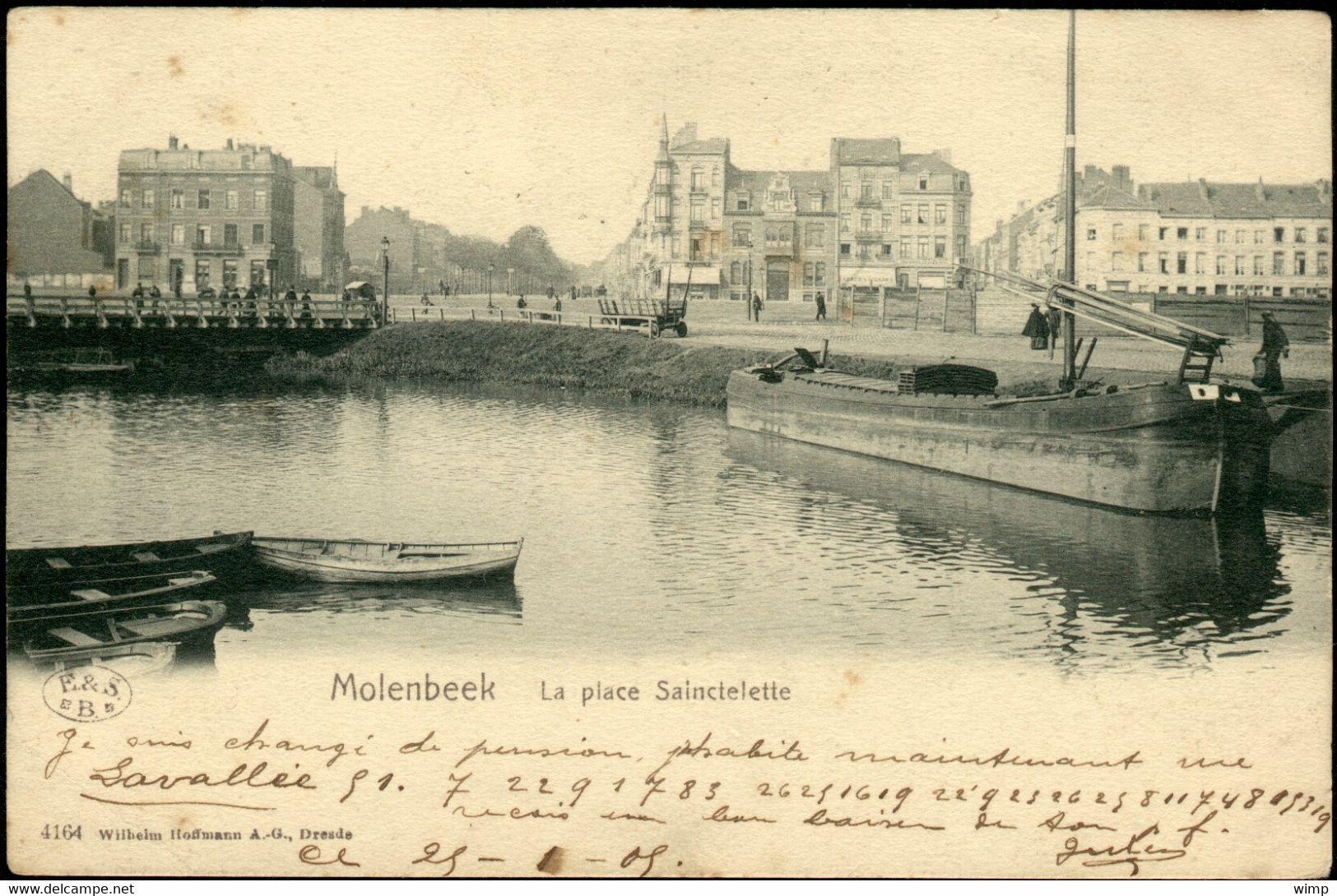 Molenbeek : La Place Sainctelette - St-Jans-Molenbeek - Molenbeek-St-Jean