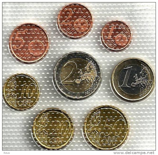 SPAIN SET OF 3 EURO 1 ,2 & 5 CENTS COINS MOTIF FRONT STANDARD BACK 2004 UNC  READ DESCRIPTION CAREFULLY !!! -  Collections