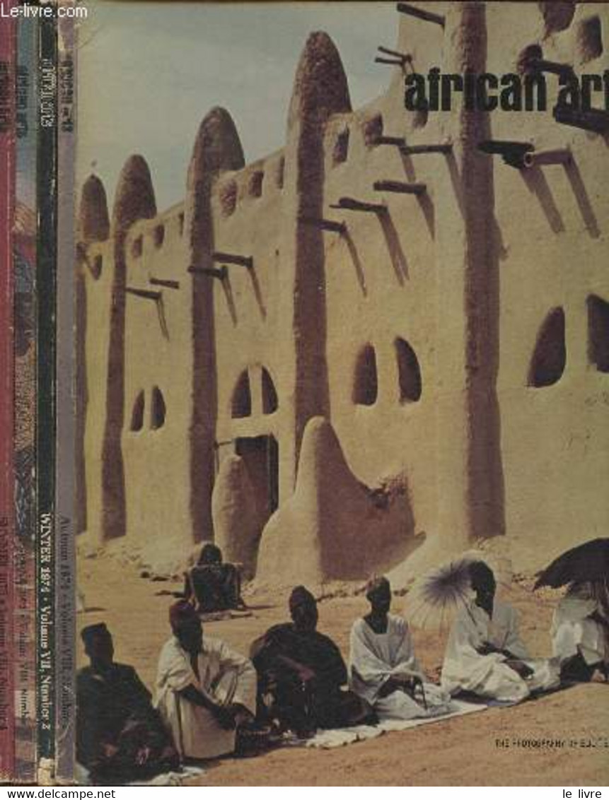 African Arts Volume VIII N°1,2,3,4 (4 Volumes) - Collectif - 1974 - Linguistique