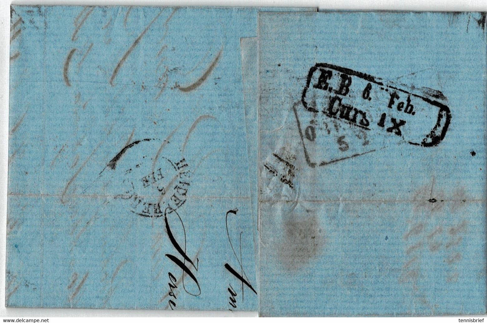 1863, " N.R. SPOORWEG  " - Amsterdam - ,  A4397 - Spoorwegzegels