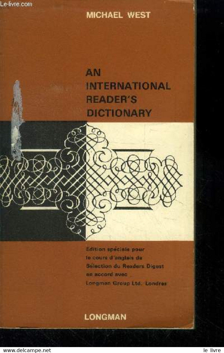 An International Reader's Dictionary - West Michael - 0 - Dictionnaires, Thésaurus