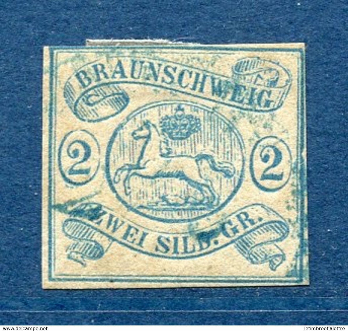 ⭐ Brunswick - YT N° 2 - Oblitéré - 1852 ⭐ - Braunschweig