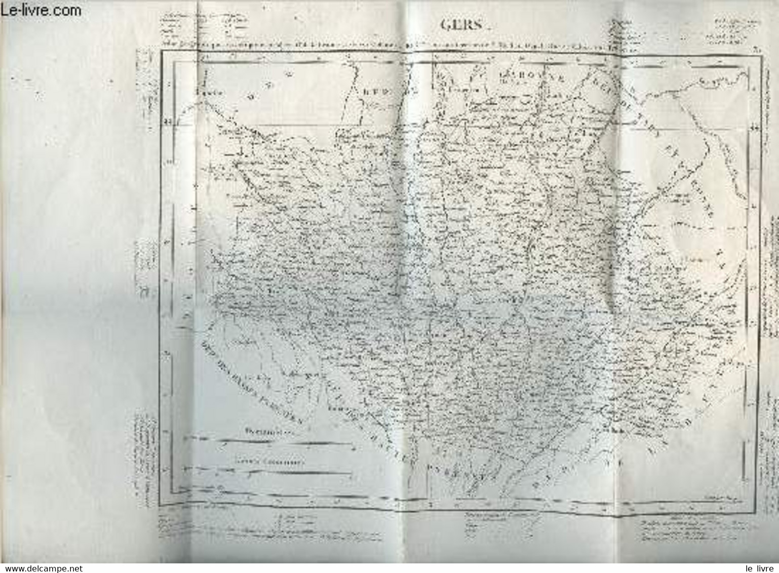 Annuaire Du Département Du Gers, Pour L'année 1833, Avec Le Système De Toaldo Et La Carte Géographique Du Département, I - Annuaires Téléphoniques