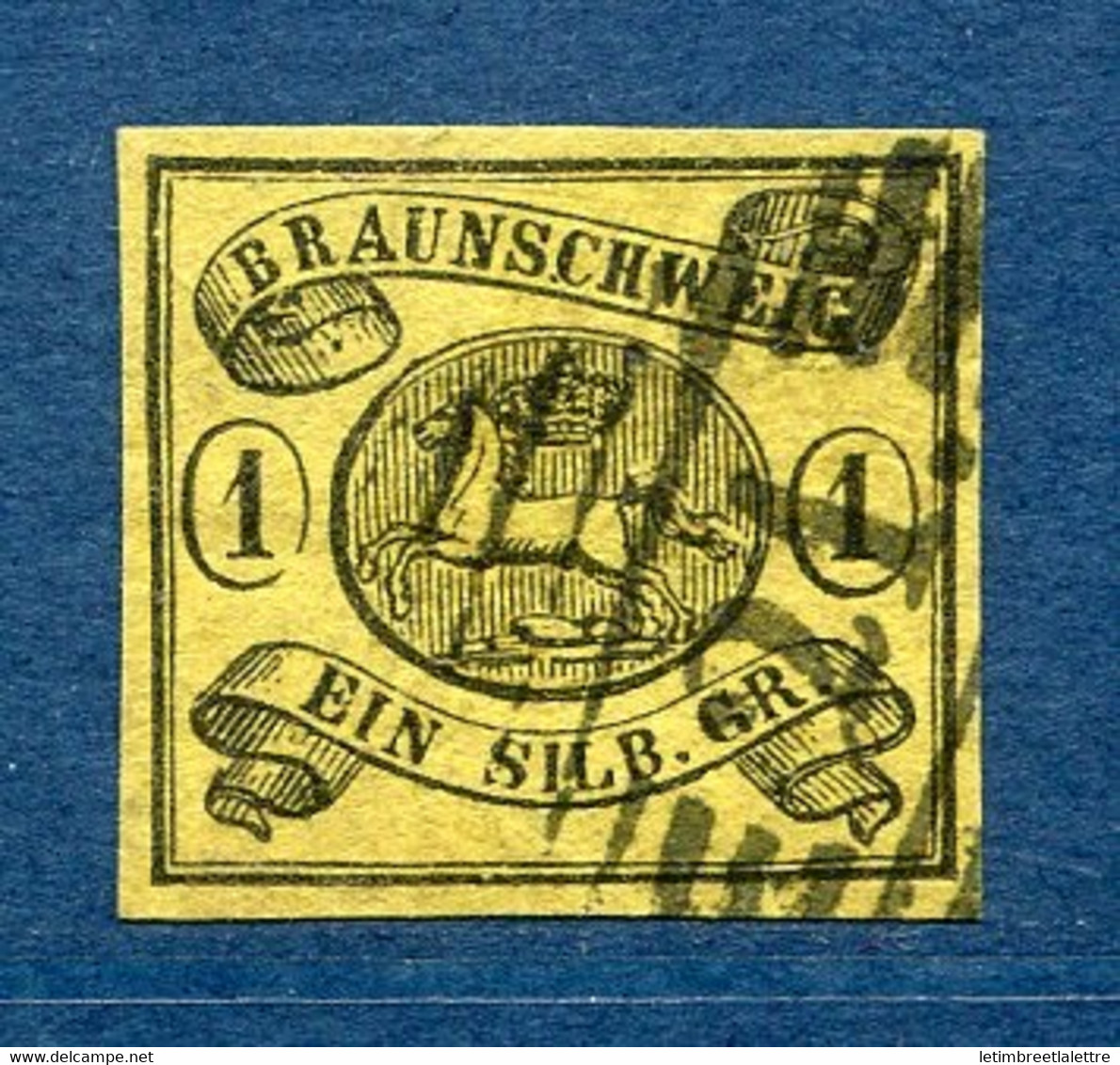 ⭐ Brunswick - YT N° 7 - Oblitéré - 1853 / 1865 ⭐ - Braunschweig