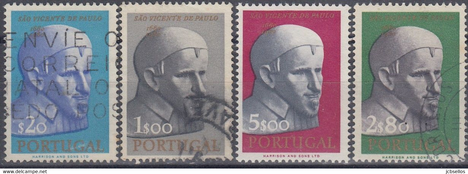 PORTUGAL 1963 Nº 922/925 USADO - Usado