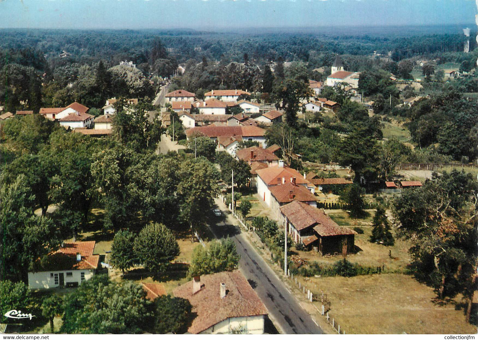 / CPSM FRANCE 40 "Castets Des Landes, Vue Aérienne" - Castets