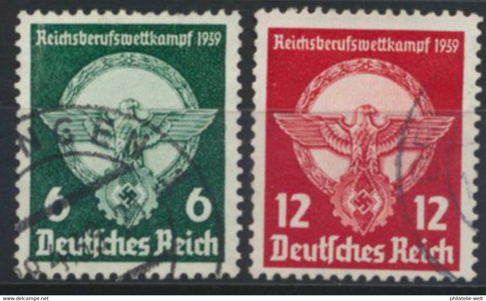 Deutsches Reich 689/90 O - Used Stamps