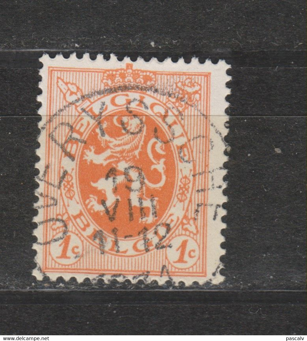 COB 276 Oblitération Centrale OVERYSSCHE - 1929-1937 Heraldic Lion