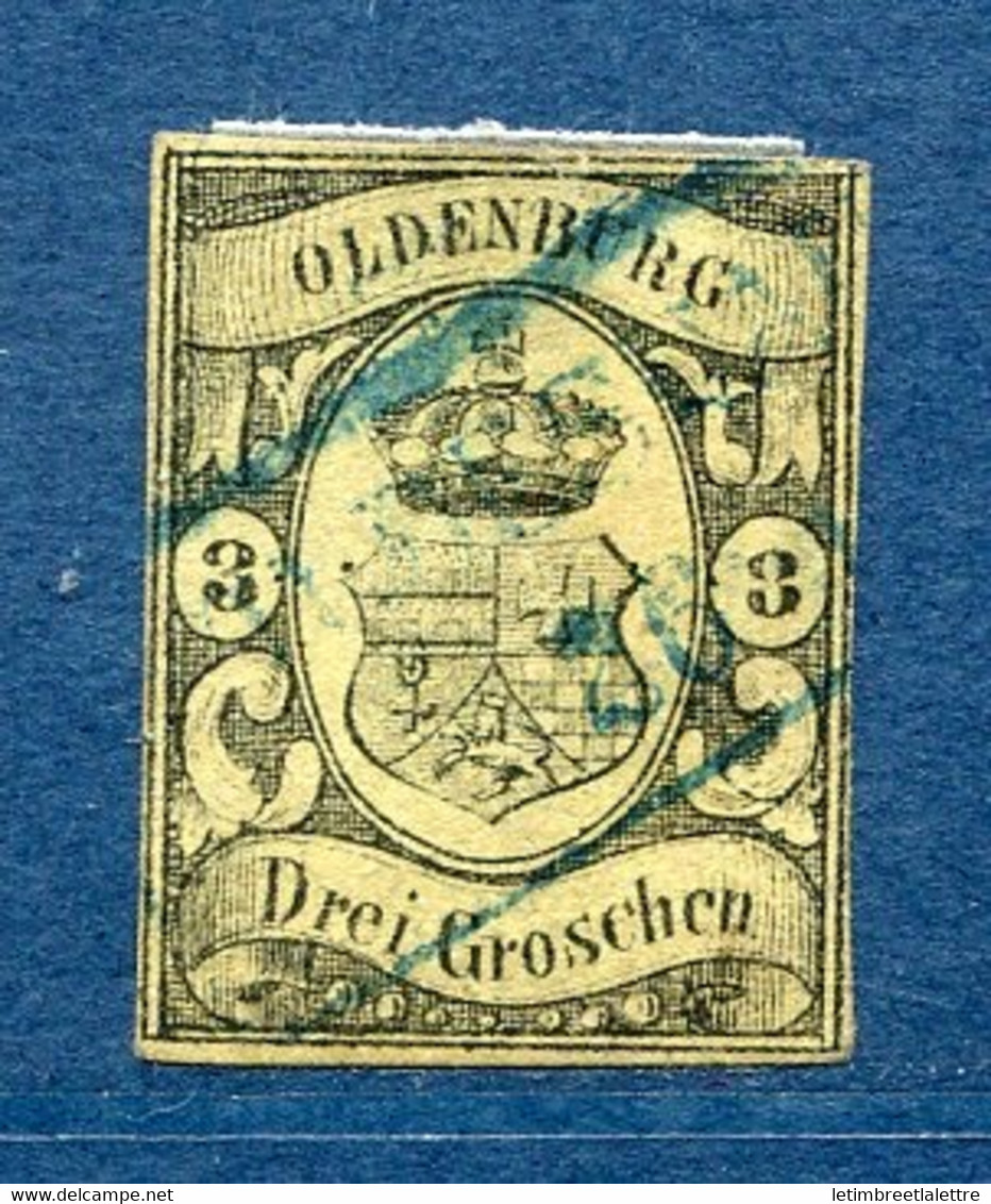⭐ Oldenbourg - YT N° 8 - Oblitéré - 1858 ⭐ - Oldenbourg