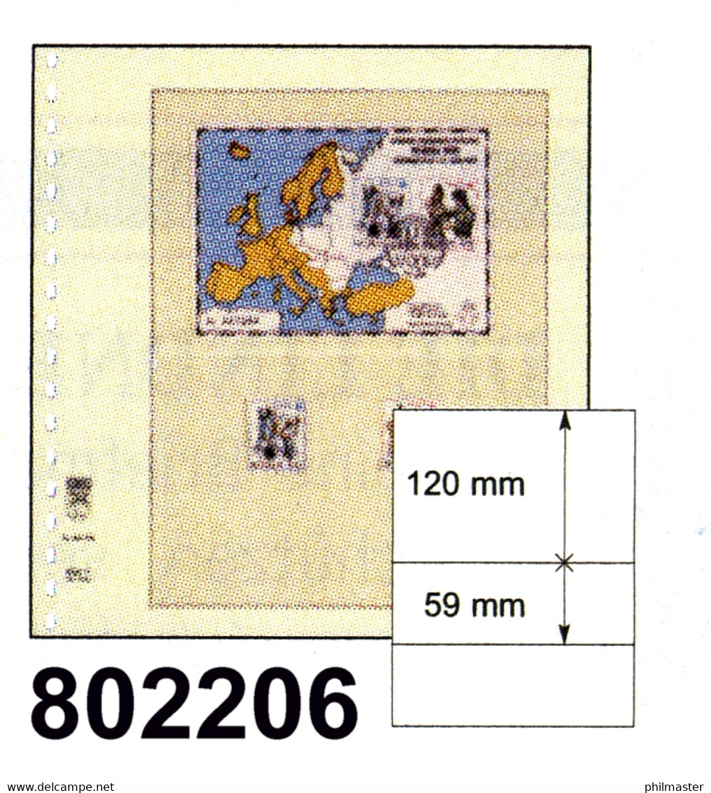 LINDNER-T-Blanko - Einzelblatt 802 206 - Fogli Bianchi