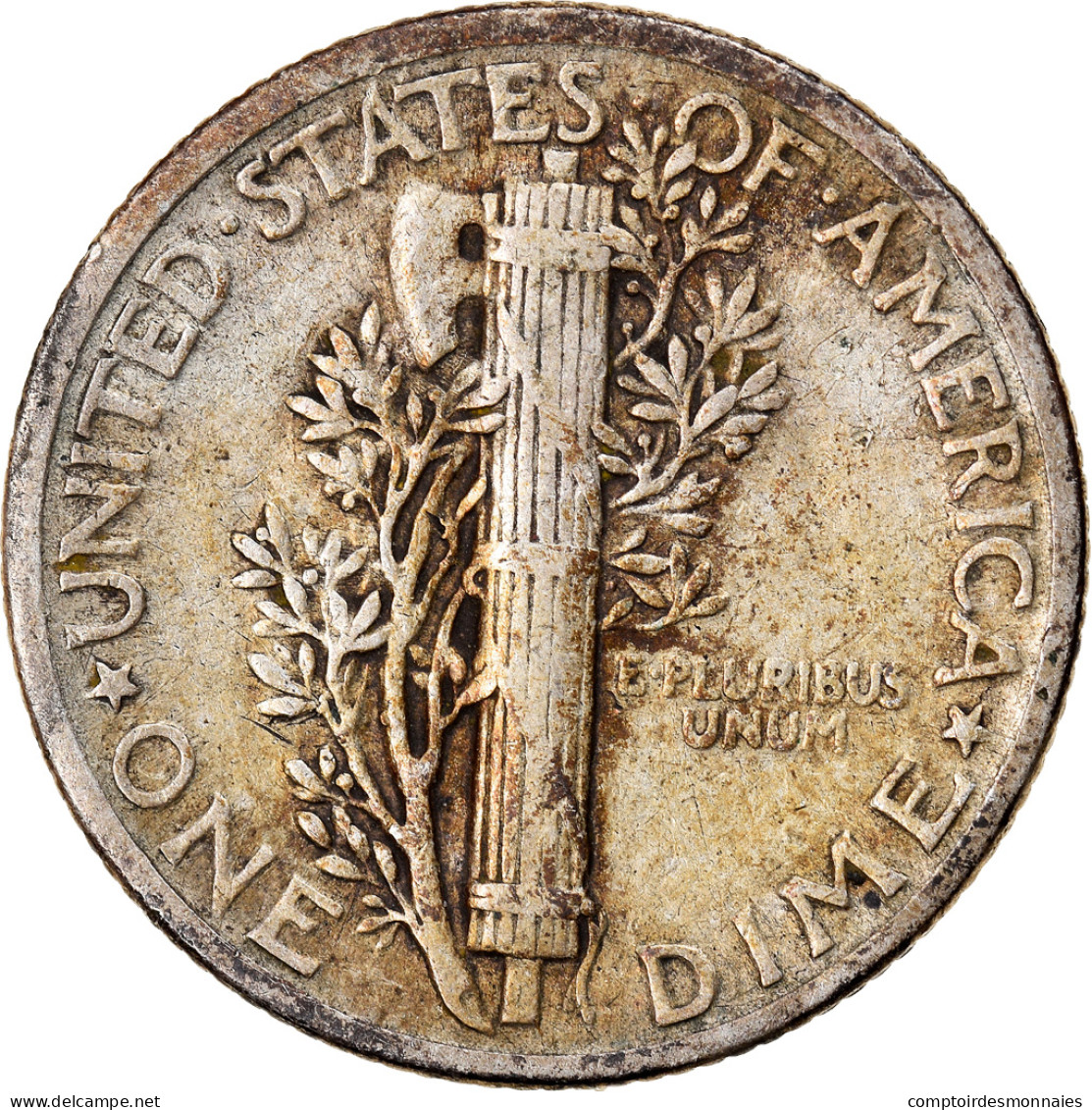 Monnaie, États-Unis, Mercury Dime, Dime, 1941, U.S. Mint, Philadelphie, TB+ - 1916-1945: Mercury