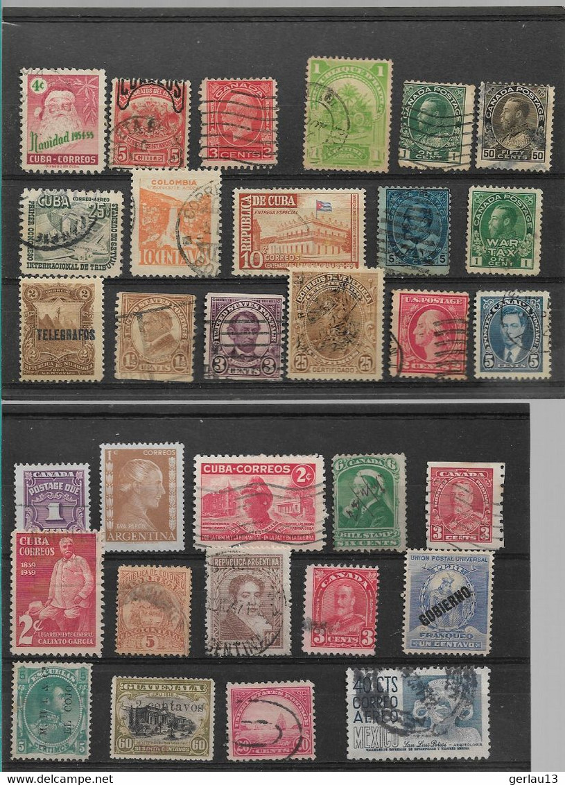 LOT   50 TIMBRES - Vrac (max 999 Timbres)