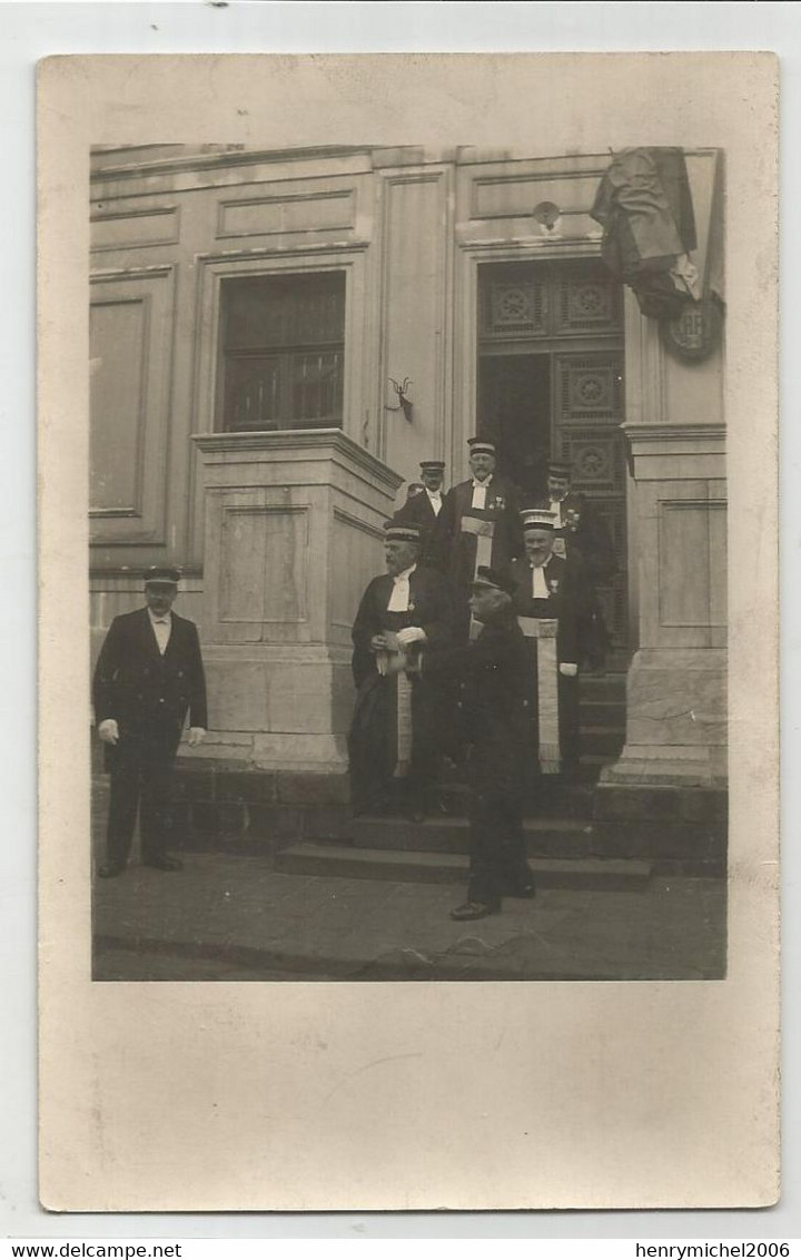 Carte Photo Justice Hommes De Loi , Procureur Général Paul Leclercq A Droite En Haut - Te Identificeren