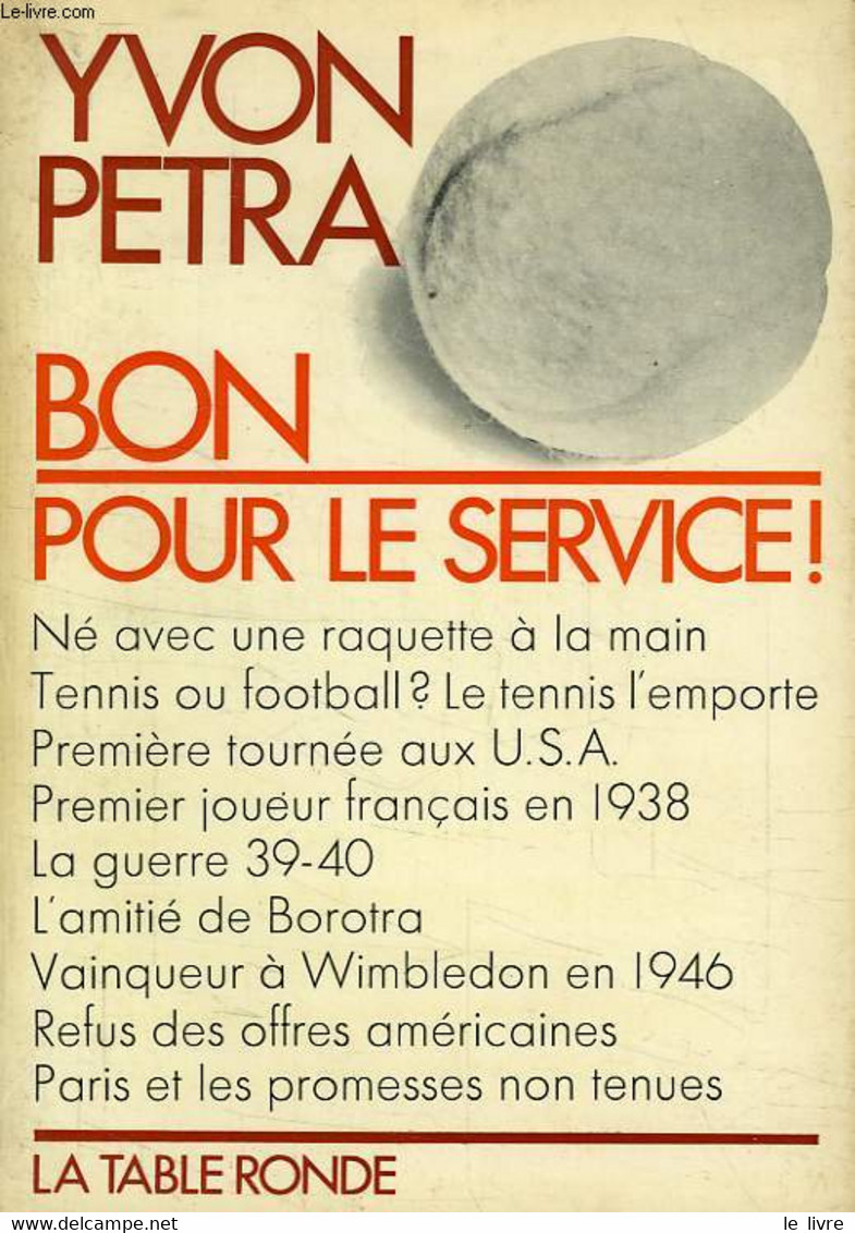 BON POUR LE SERVICE ! - PETRA YVON - 1970 - Livres
