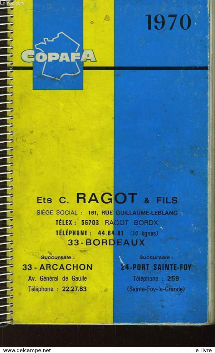 Agenda COPAFA 1970 - COPAFA - 1969 - Agendas Vierges