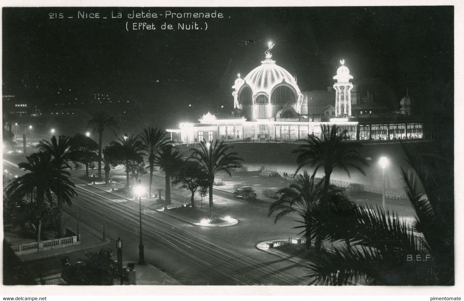 NICE LA JETEE PROMENADE EFFET DE NUIT - Nizza Bei Nacht