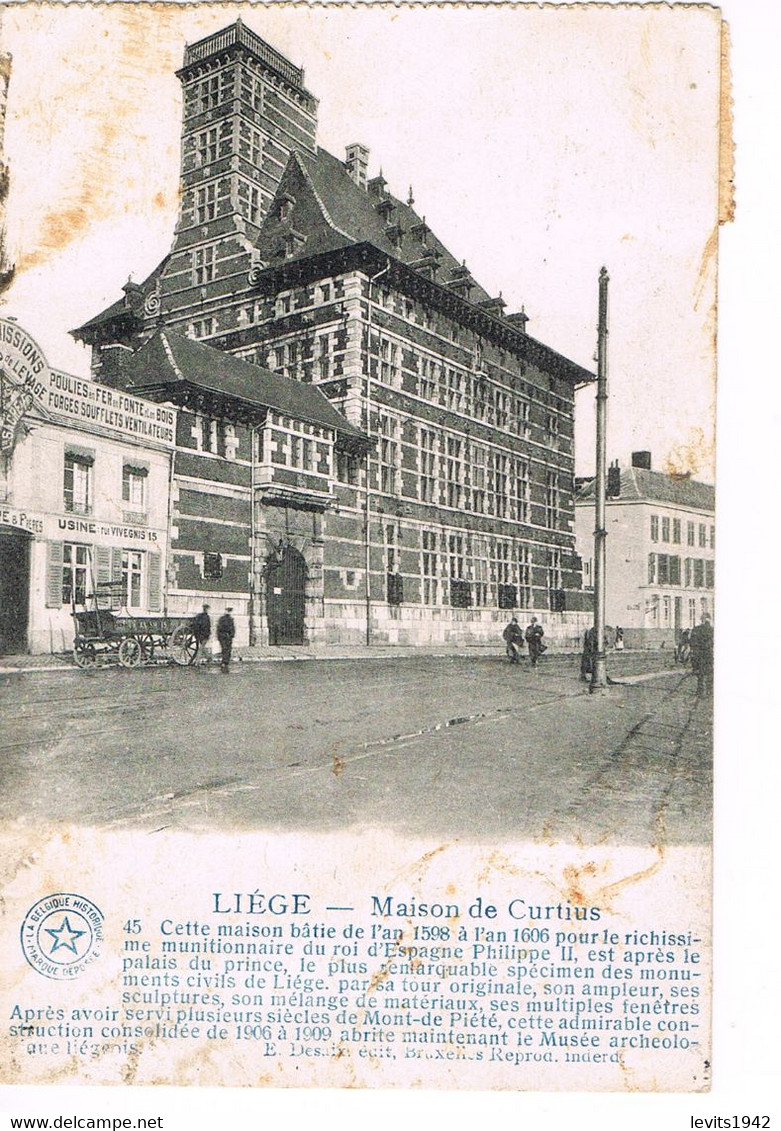 JEUX OLYMPIQUES 1920 - MARQUE POSTALE - LIEGE - 12 - VIII - CEREMONIE D'OUVERTIRE - Sommer 1920: Antwerpen