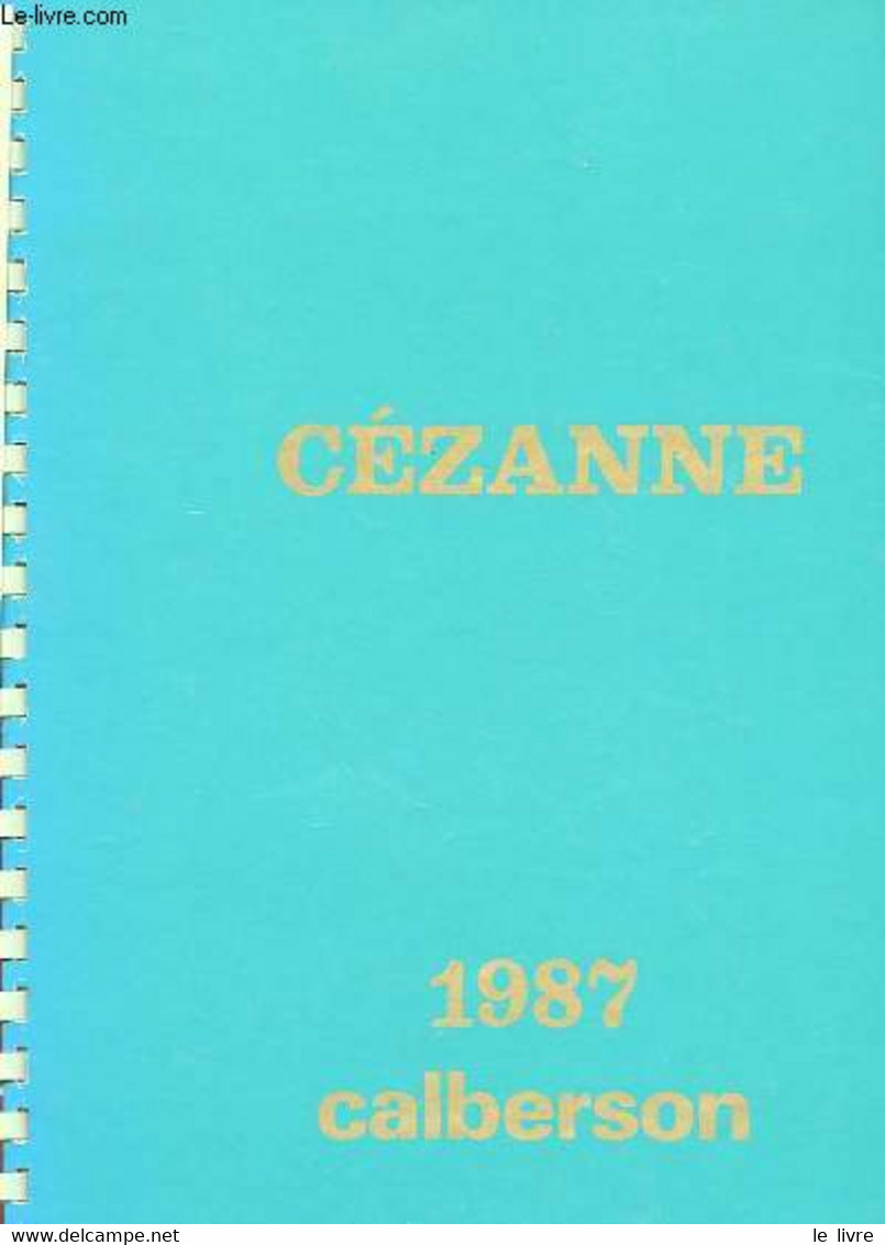 CEZANNE - COLLECTION - 1987 - Agendas & Calendarios