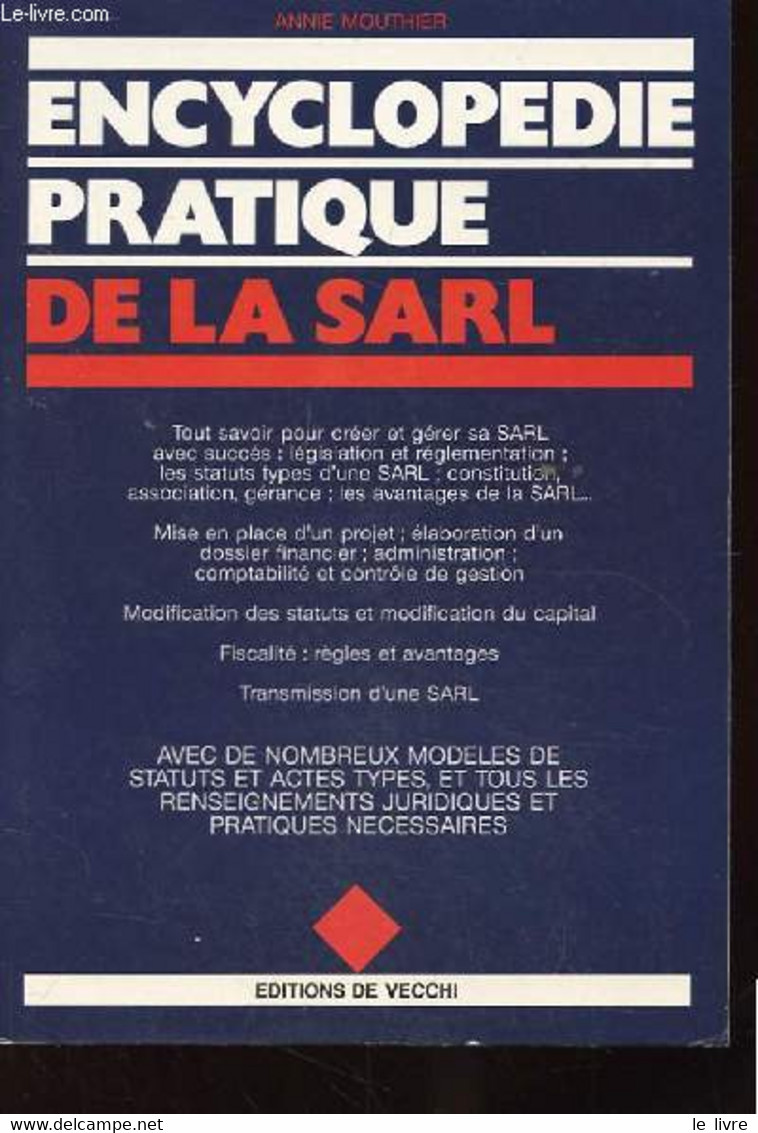 ENCYCLOPEDIE PRATIQUE DE LA SARL - MOUTHIER ANNIE - 1994 - Encyclopédies